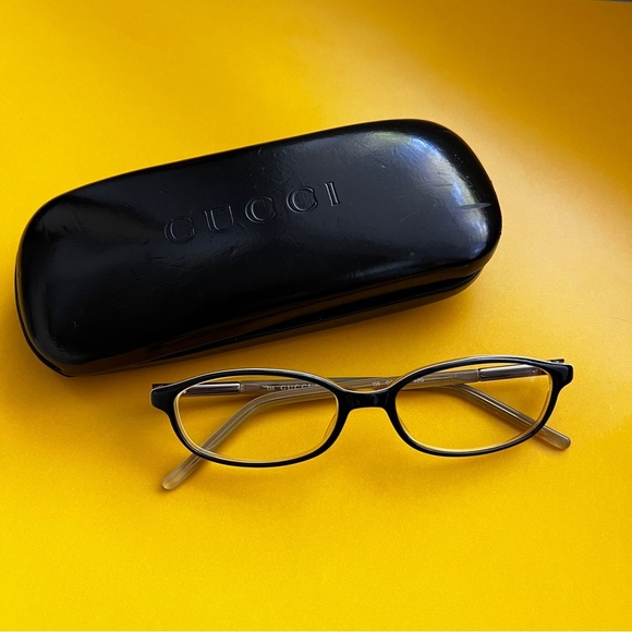 vintage Gucci eyeglasses with case frames glasses - Picture 1 of 14